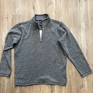 GAP Gray Quarter-Zip Pullover